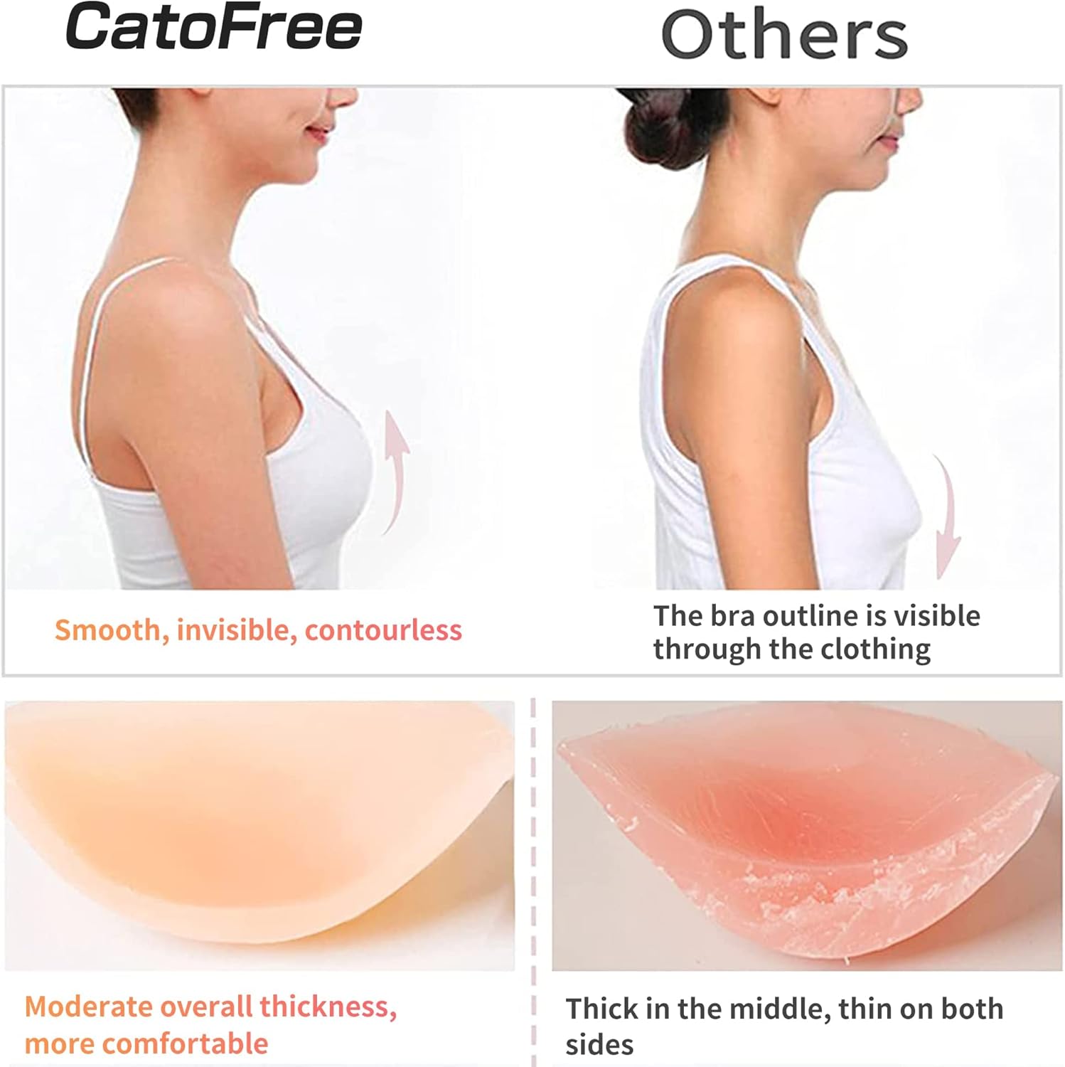 حمالة صدر سيليكونية صلبة بدون  - مراجعة Strapless Bra Backless وسعره