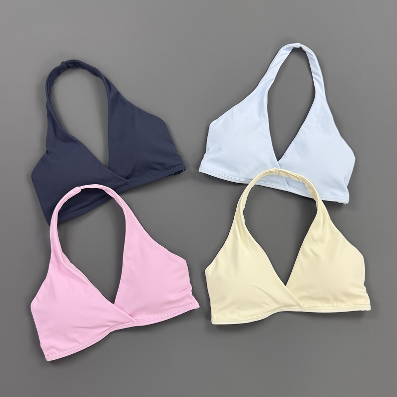 بلوزة رياضية نسائية برقبة هالت - مراجعة Sports Bra High Impact وسعره